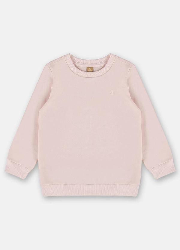 Vista 2 Blusão Básico Infantil Menina Rosa Up Baby Up Baby