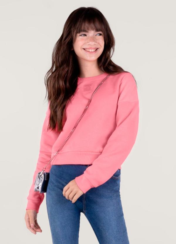 Blusão Teen Menina Rosa