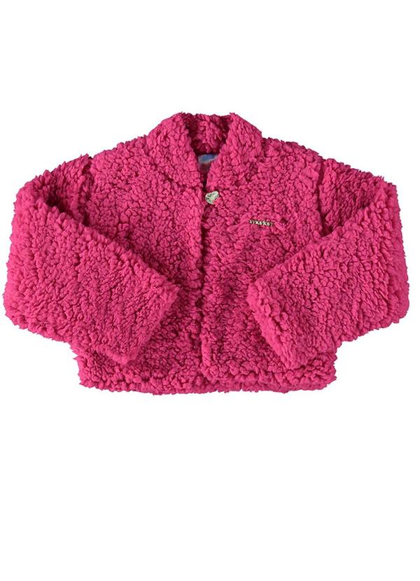 Casaco Bebê Menina Pelo Sherpa Baby Rosa