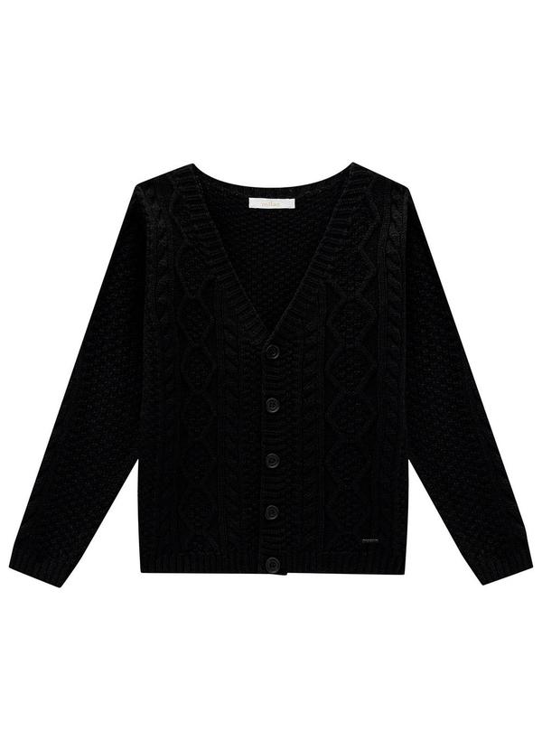 Casaco Infantil Menina Preto