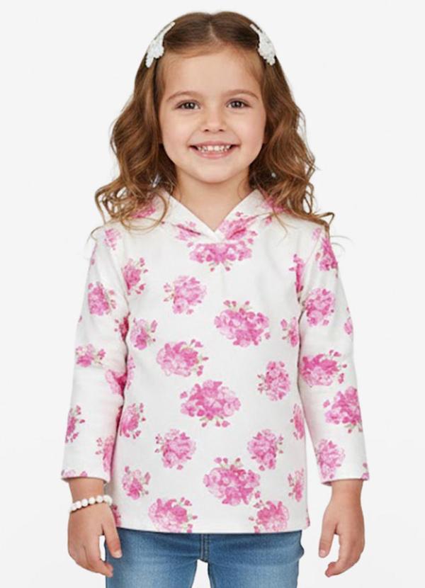 Vista 2 Blusão Infantil Menina com Capuz Bege Select Select