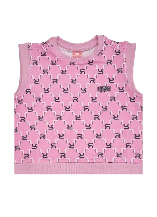 Colete Rl Infantil Feminino Rosa