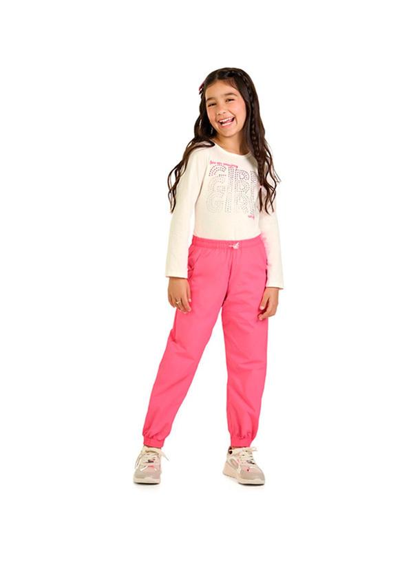 Conjunto Blusa Manga Longa e Calça Bege