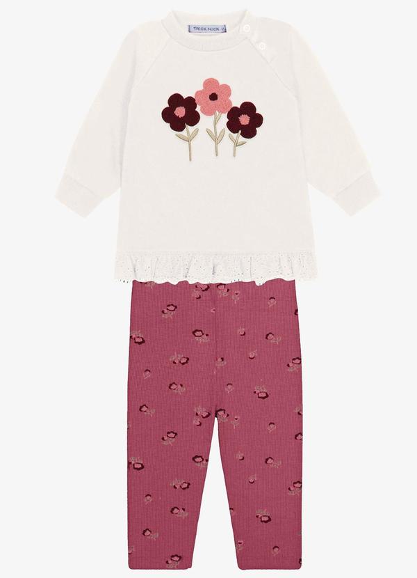 Conjunto Blusao com Legging Bege