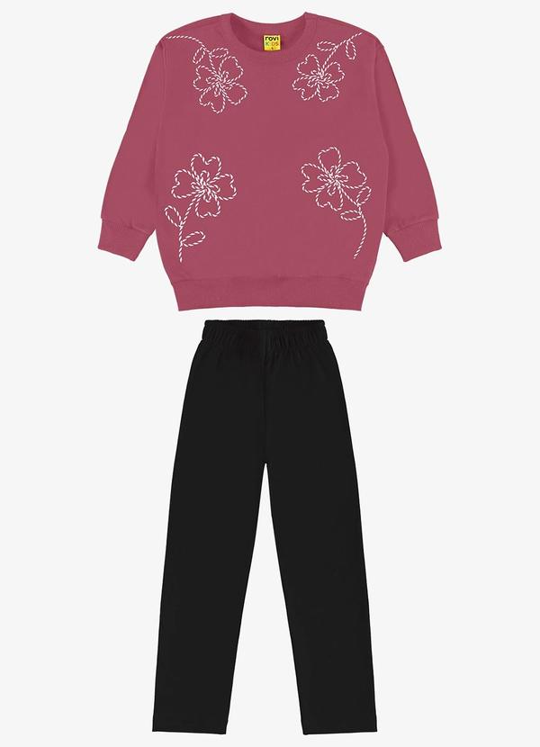 Conjunto Blusão com Legging Vermelho