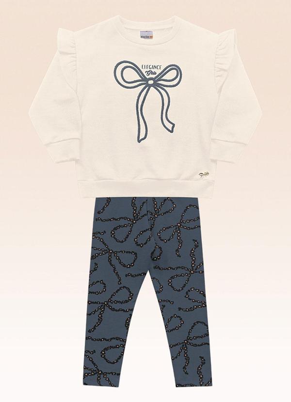 Conjunto Blusão e Legging Bege