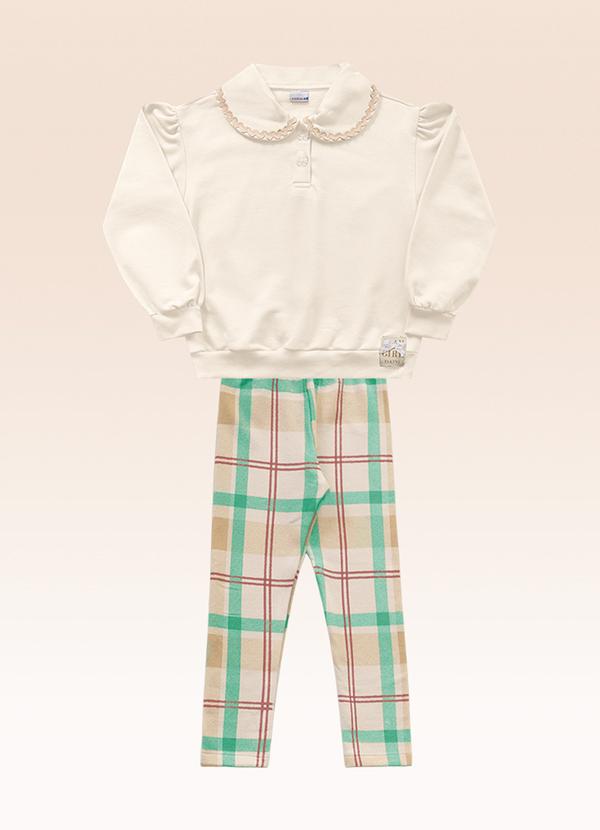 Conjunto Blusão e Legging Bege