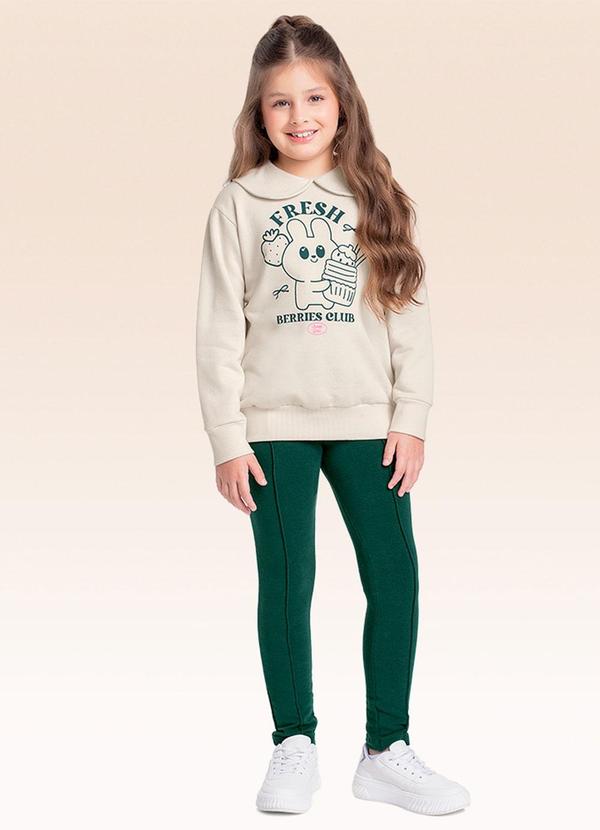 Conjunto Blusão e Legging Bege