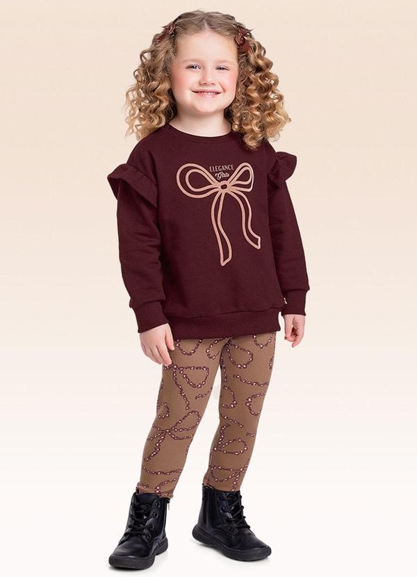 Conjunto Blusão e Legging Bordo