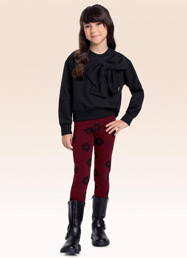 Conjunto Blusão e Legging Preto