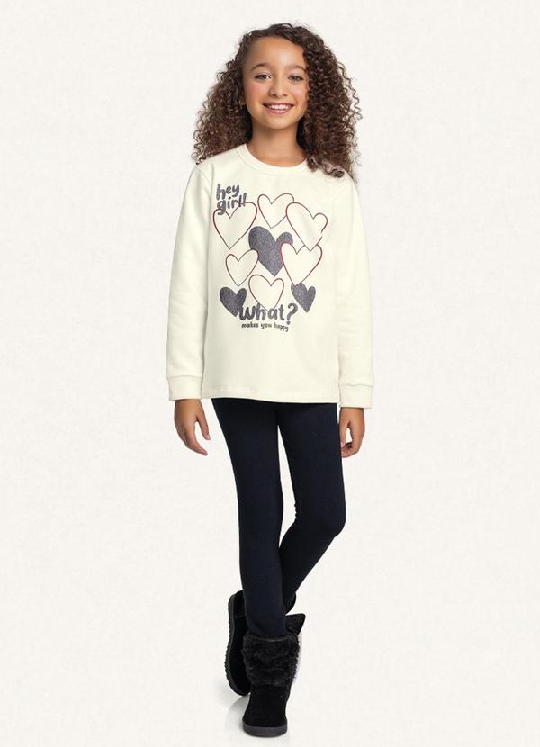 Vista 2 Conjunto Blusão/Legging Preto Fakini Kids Fakini Kids