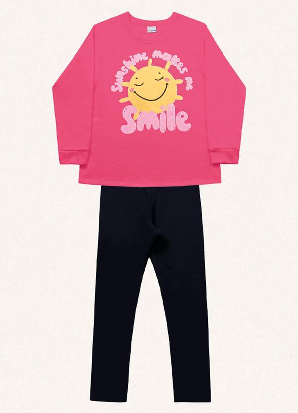 Conjunto Blusão/Legging Rosa