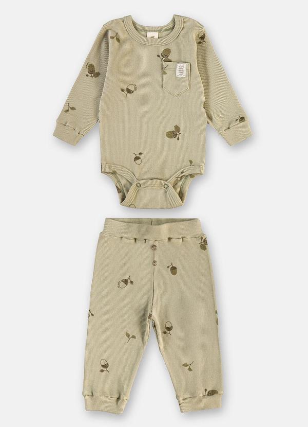 Conjunto Body e Calça Verde