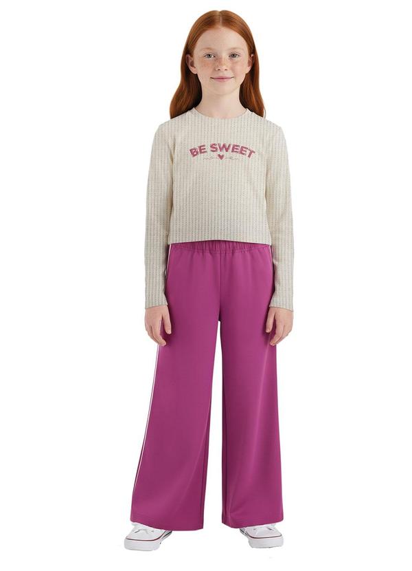 Conjunto Canelado Be Sweet Bege