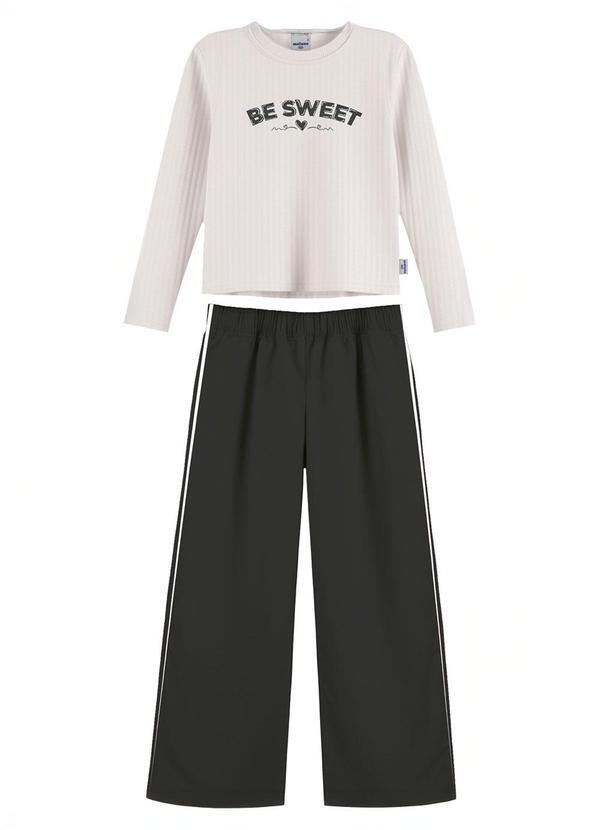 Conjunto Canelado Be Sweet Branco
