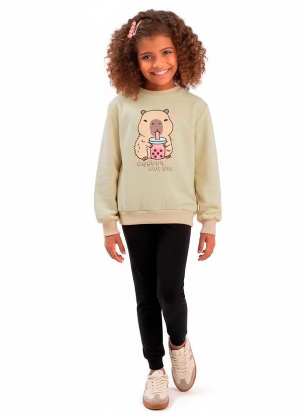 Conjunto Capybara With Love Bege