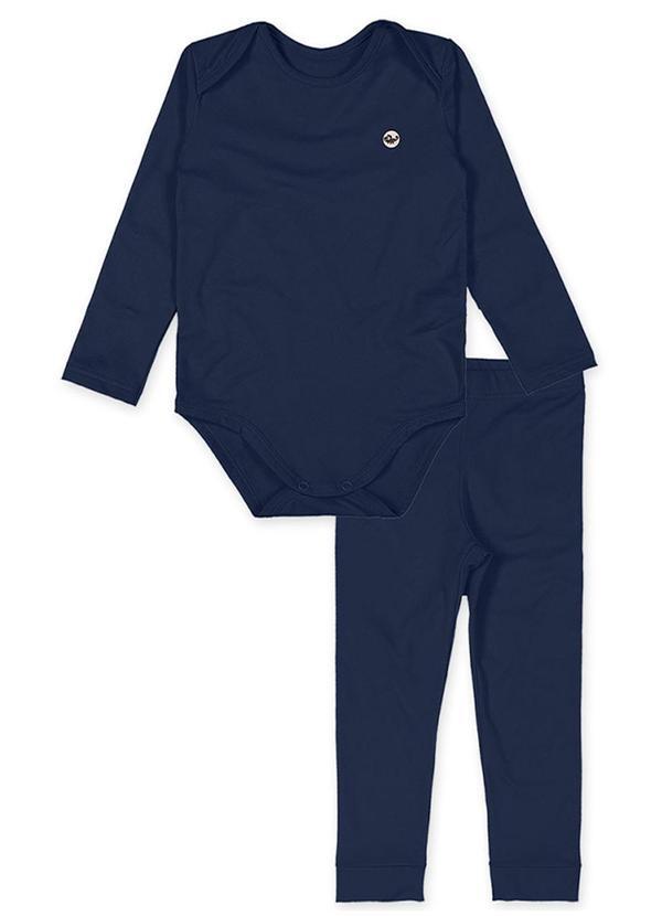 Conjunto com Tecnologia Thermo Dry Azul