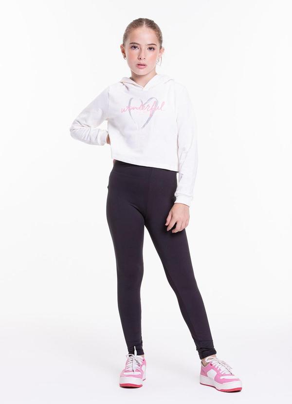 Conjunto de Moletom Wonderful You Are Branco