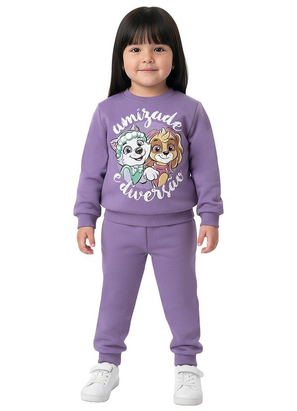 Conjunto Everest® e Skye® em Moletom Lavanda
