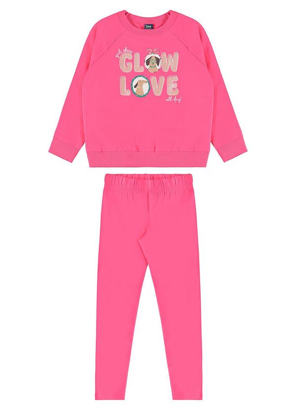 Conjunto Glow Love Legging Rosa