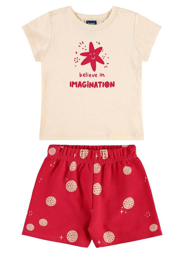 Conjunto Imagination para Menina Bege