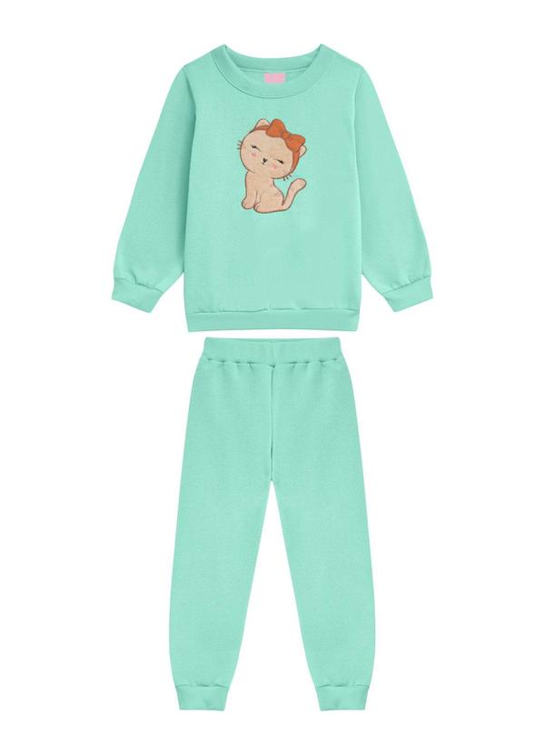Conjunto Infantil Blusão e Calça Verde