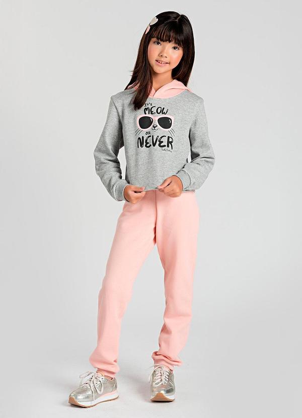 Conjunto Infantil Cat Girl Mescla