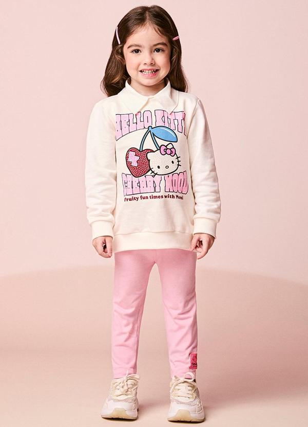 Conjunto Infantil da Hello Kitty com Strass