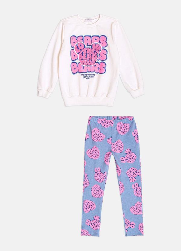 Conjunto Infantil de Moletom Neon de Bear Cool