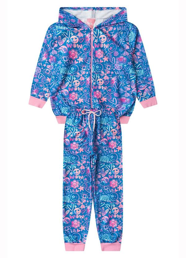 Conjunto Infantil Inverno Iaia Azul Cobalto