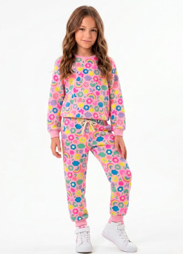 Conjunto Infantil Inverno Iaia Rosa Claro