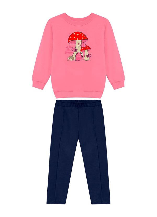 Conjunto Infantil Inverno Rosa