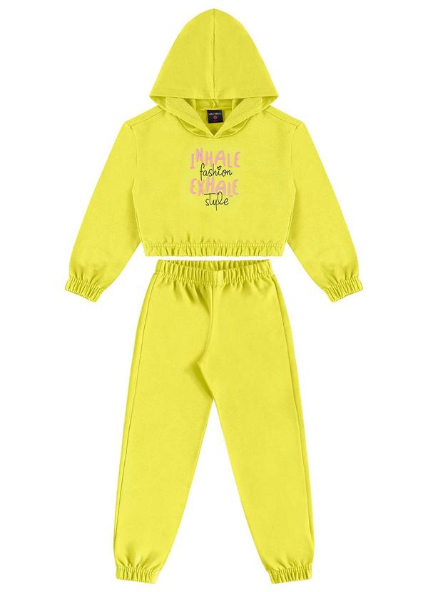 Vista 2 Conjunto Infantil Jaqueta e Calça Verde GULOSEIMA GULOSEIMA