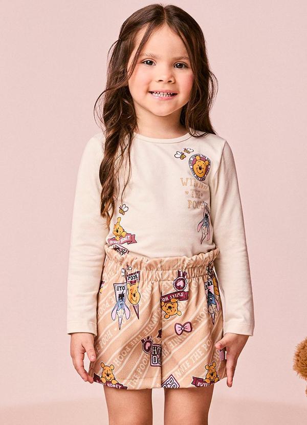 Conjunto Infantil Manga Longa do Ursinho Pooh