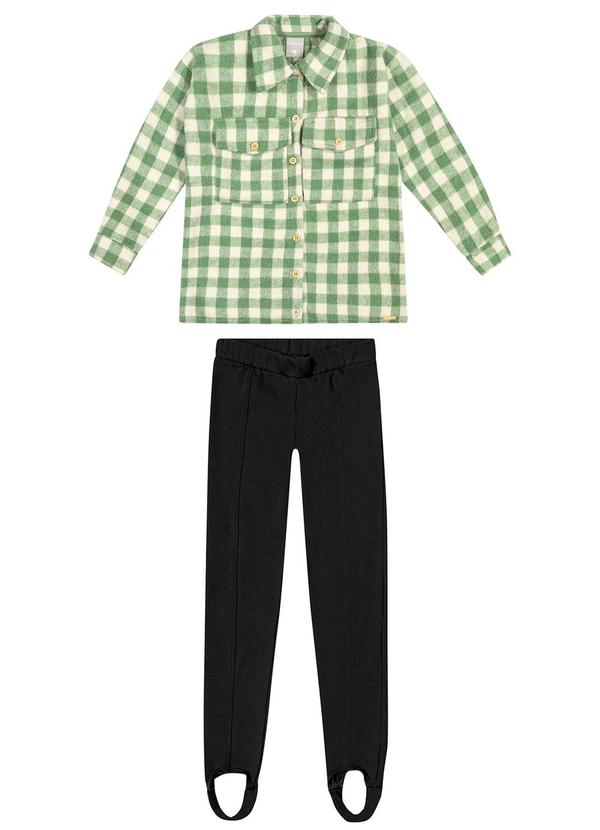 Conjunto Infantil Menina Bege