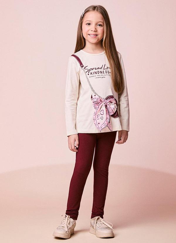 Conjunto Infantil Menina de Bolsinha de Coração