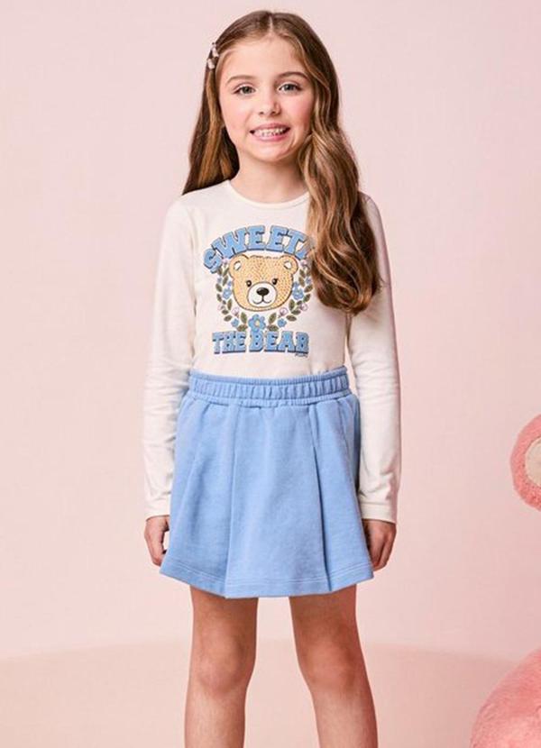 Conjunto Infantil Menina de Ursinha com Strass