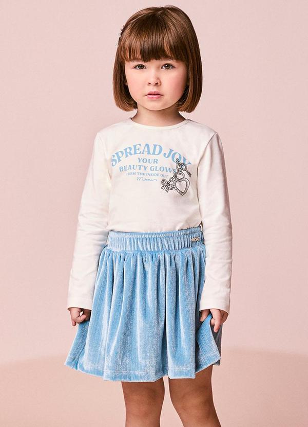 Conjunto Infantil Menina em Veludo com Strass