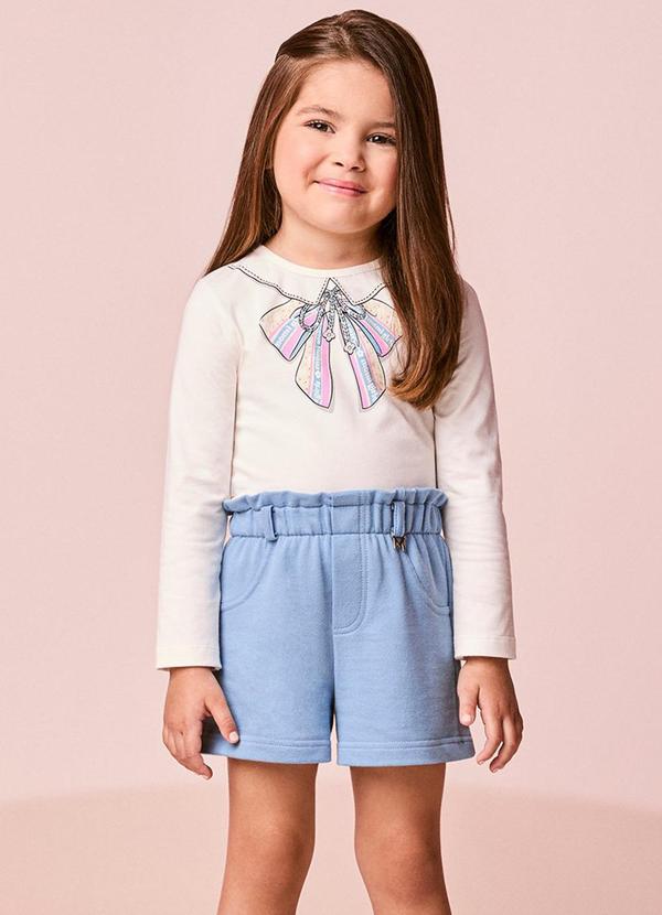 Conjunto Infantil Menina Manga Longa com Estampa