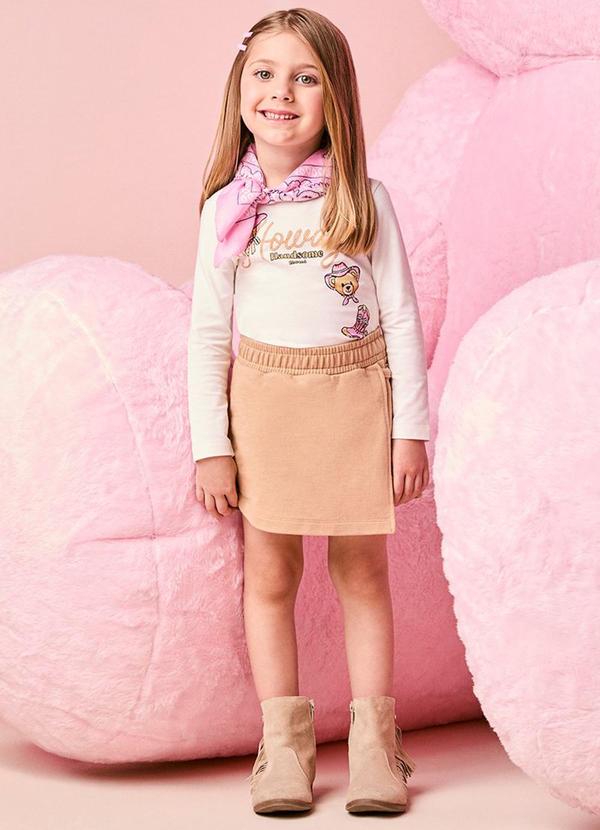 Conjunto Infantil Menina Manga Longa de Ursinha