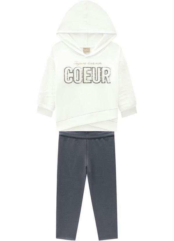 Conjunto Infantil Menina Off White