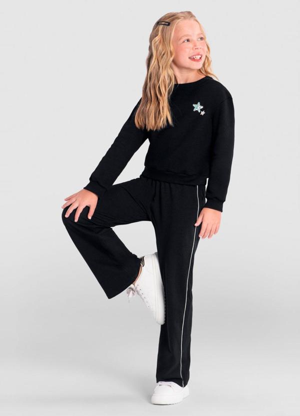 Conjunto Infantil Menina Preto