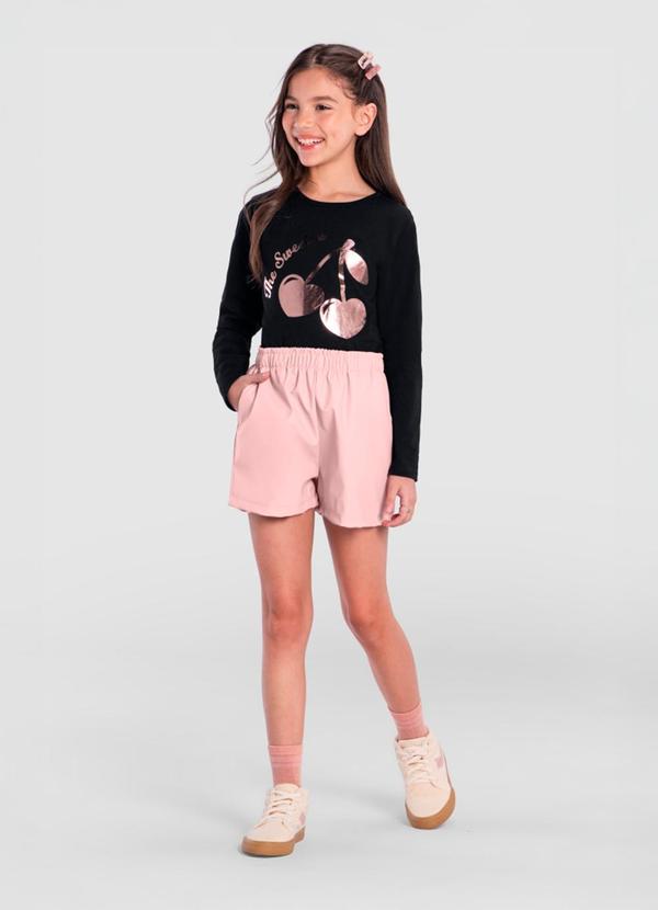 Conjunto Infantil Menina Preto