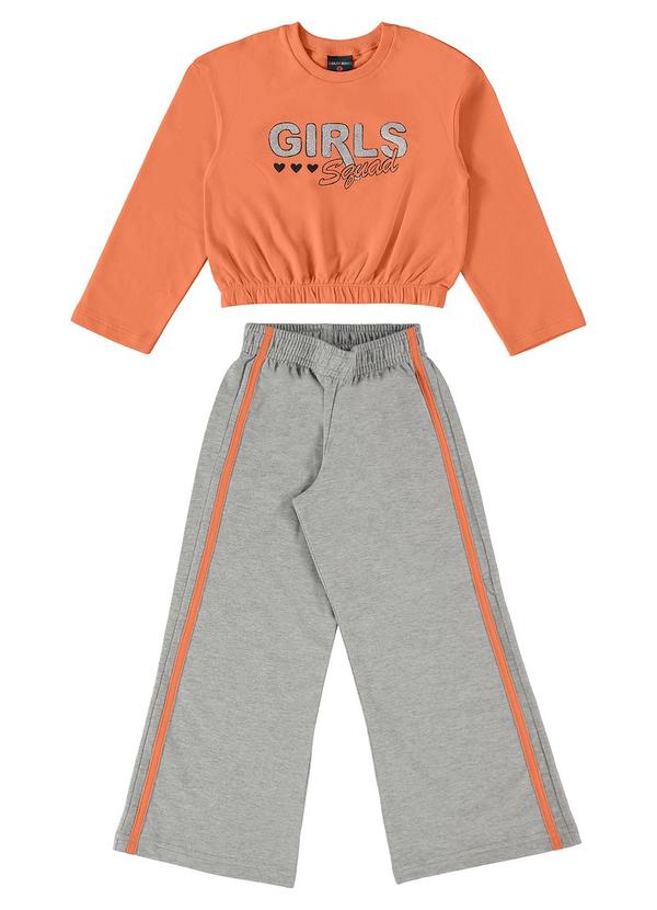 Conjunto Infantil para Menina Laranja