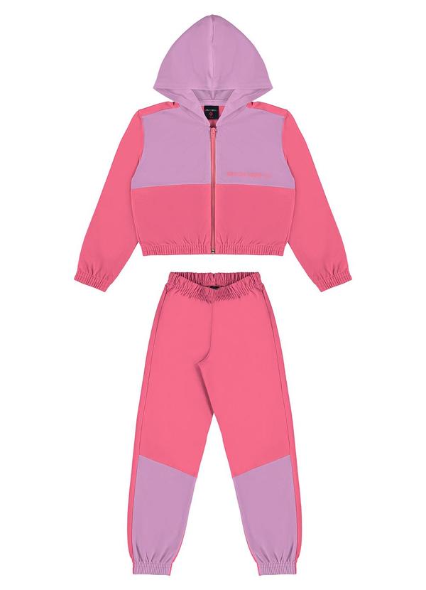 Vista 2 Conjunto Infantil para Menina Rosa GULOSEIMA GULOSEIMA