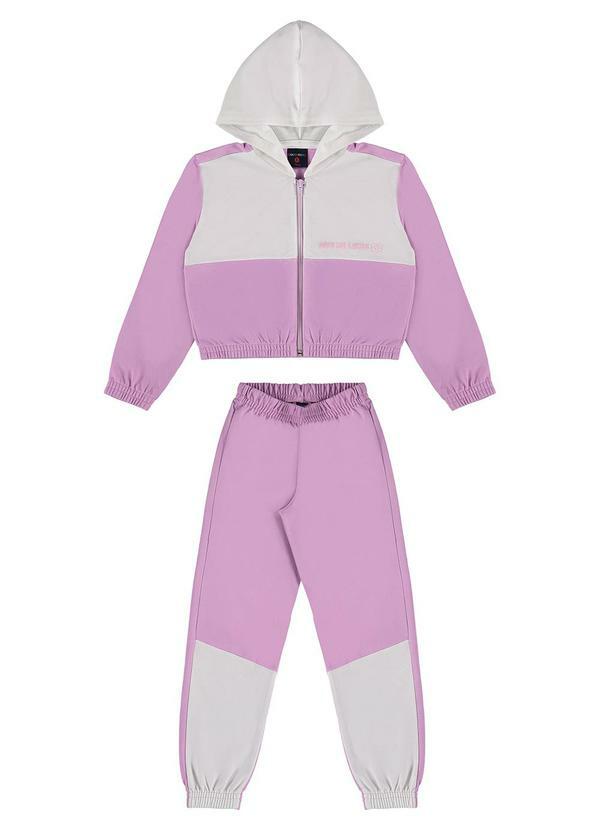 Vista 2 Conjunto Infantil para Menina Roxo GULOSEIMA GULOSEIMA