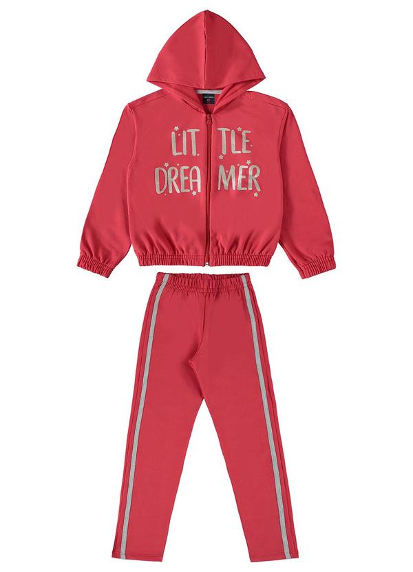 Vista 2 Conjunto Infantil Peluciado Vermelho GULOSEIMA GULOSEIMA
