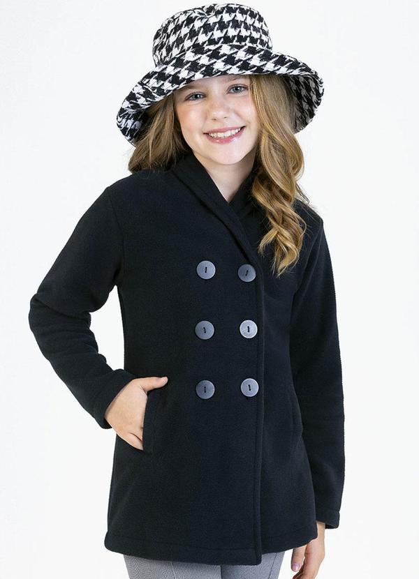 Vista 2 Conjunto Infantil Soft e Jacquard Preto Soft Bonni Soft Bonni