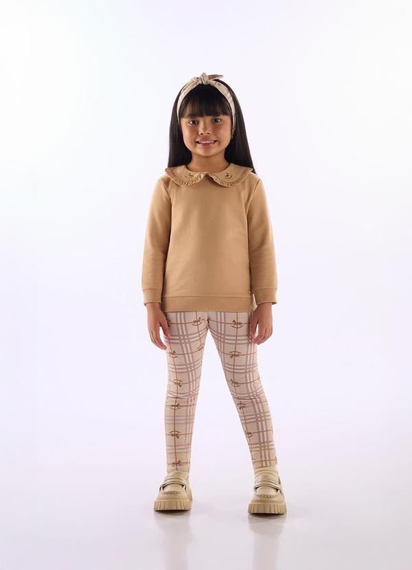 Conjunto Inverno Moletom Bege