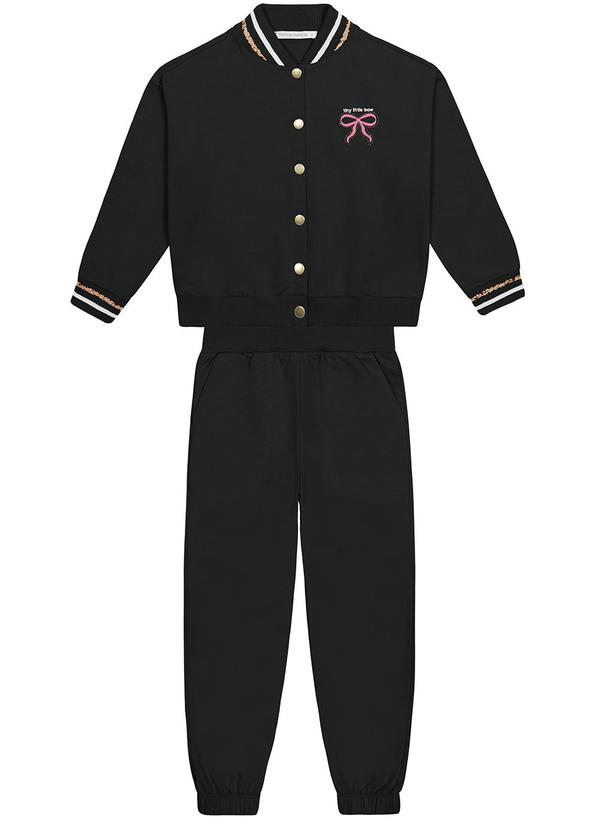 Conjunto Jaqueta com Calça Preto